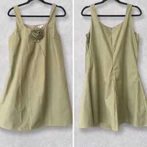 TCEC Olive Green Midi Dress